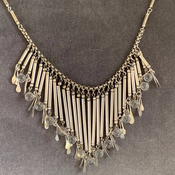 Glass balls & Mixed metal Necklace - Picture 1 of 4